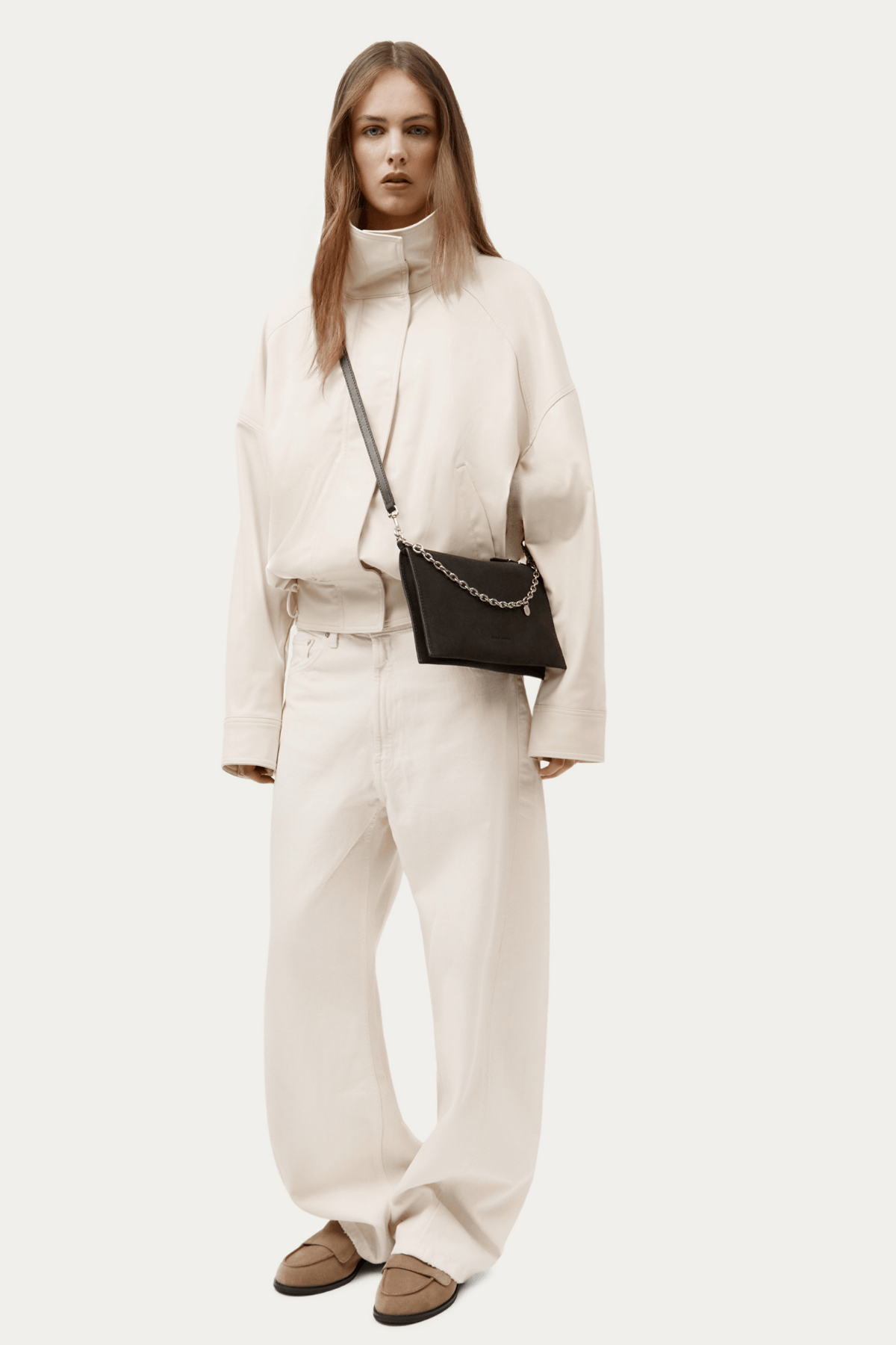 SIAMESE BAG ASPHALT SUEDE