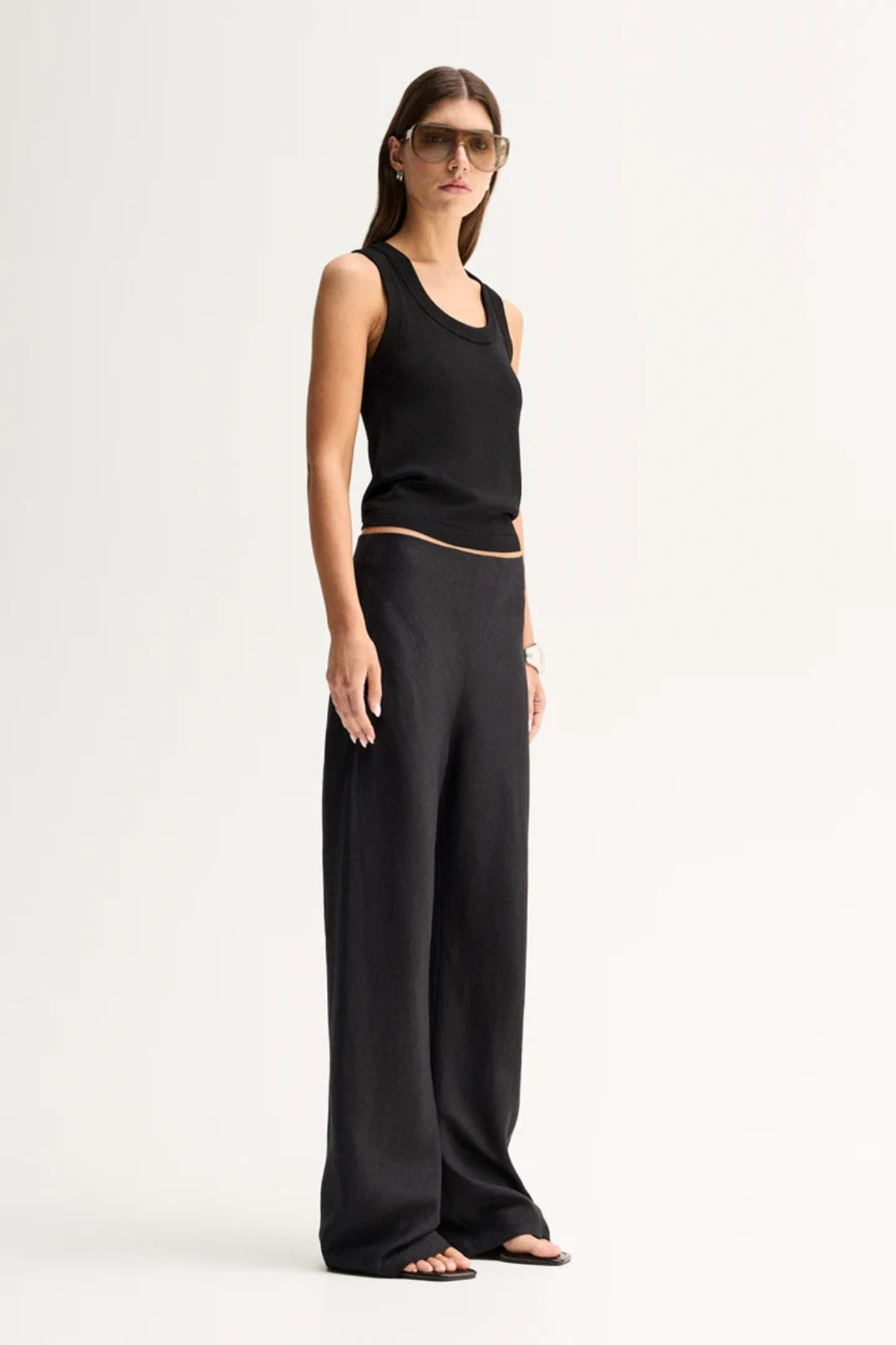 SILAS KNIT TOP BLACK