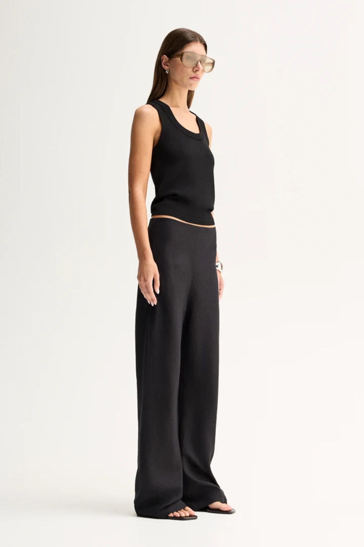 SILAS KNIT TOP BLACK