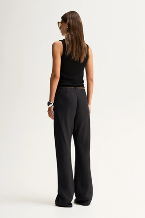 SILAS KNIT TOP BLACK