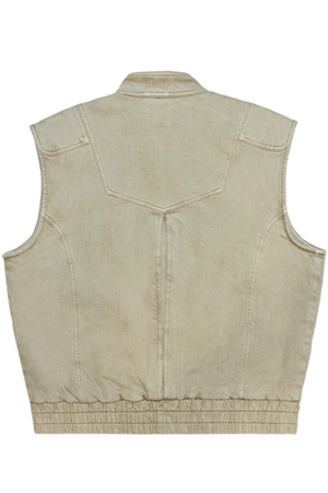 SLEEVELESS OVERSIZED JUNO DESERT SAND