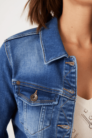 SOFIA SLIM FIT JACKET MEDIUM DENIM