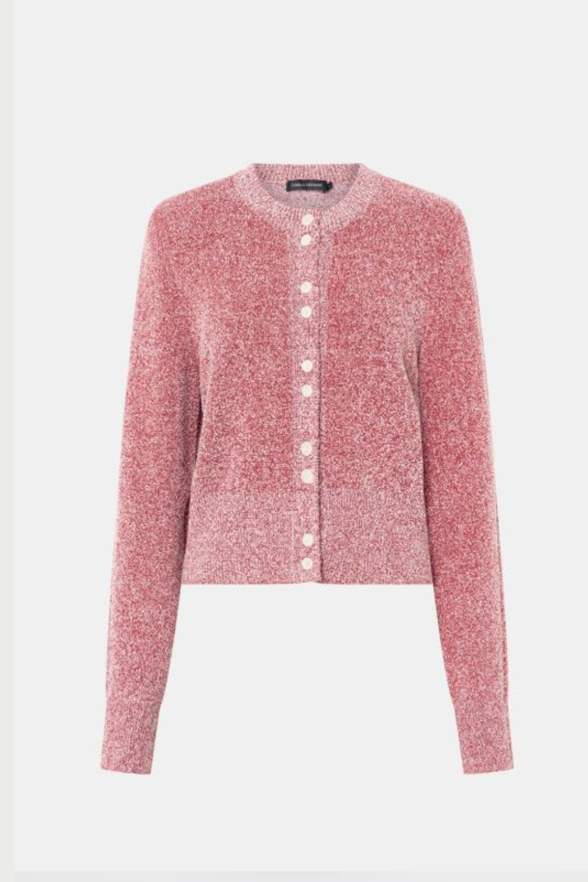 SOLEO TEXTURED KNIT CARDIGAN WATERMELON
