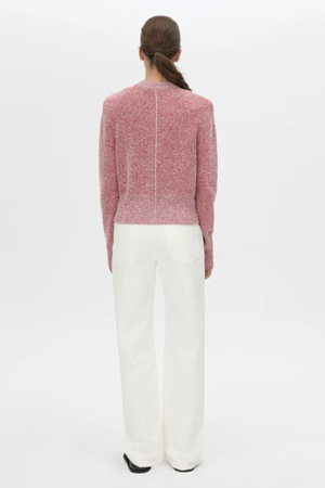SOLEO TEXTURED KNIT CARDIGAN WATERMELON