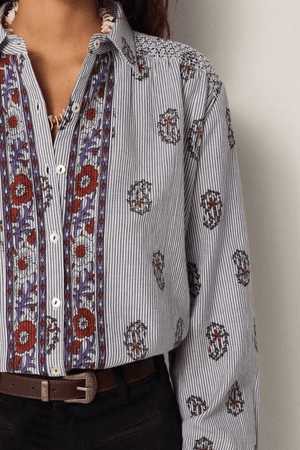SOPHIE BLOUSE STRIPED MEADOW