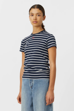 SORA TEE NAVY/WHITE