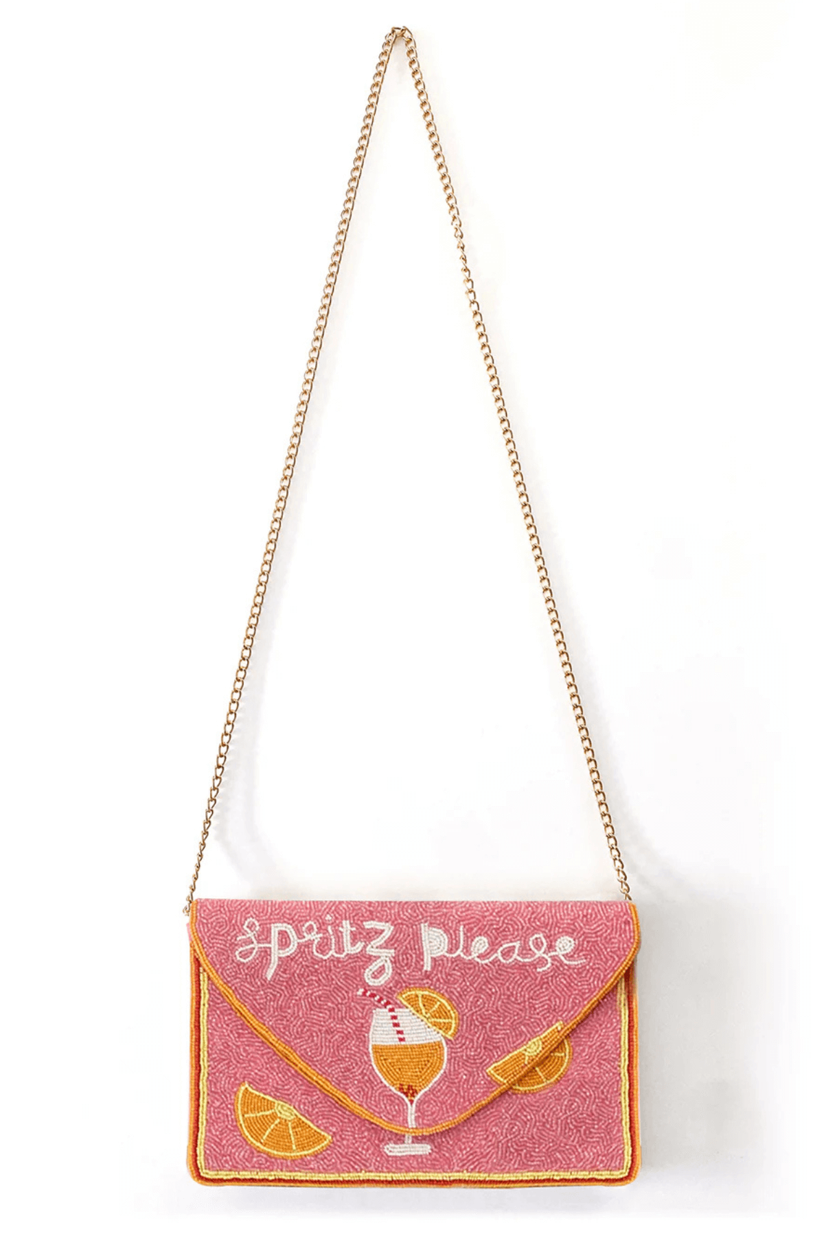 SPRITZ PLEASE BEADED BAG