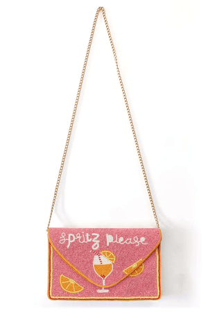 SPRITZ PLEASE BEADED BAG