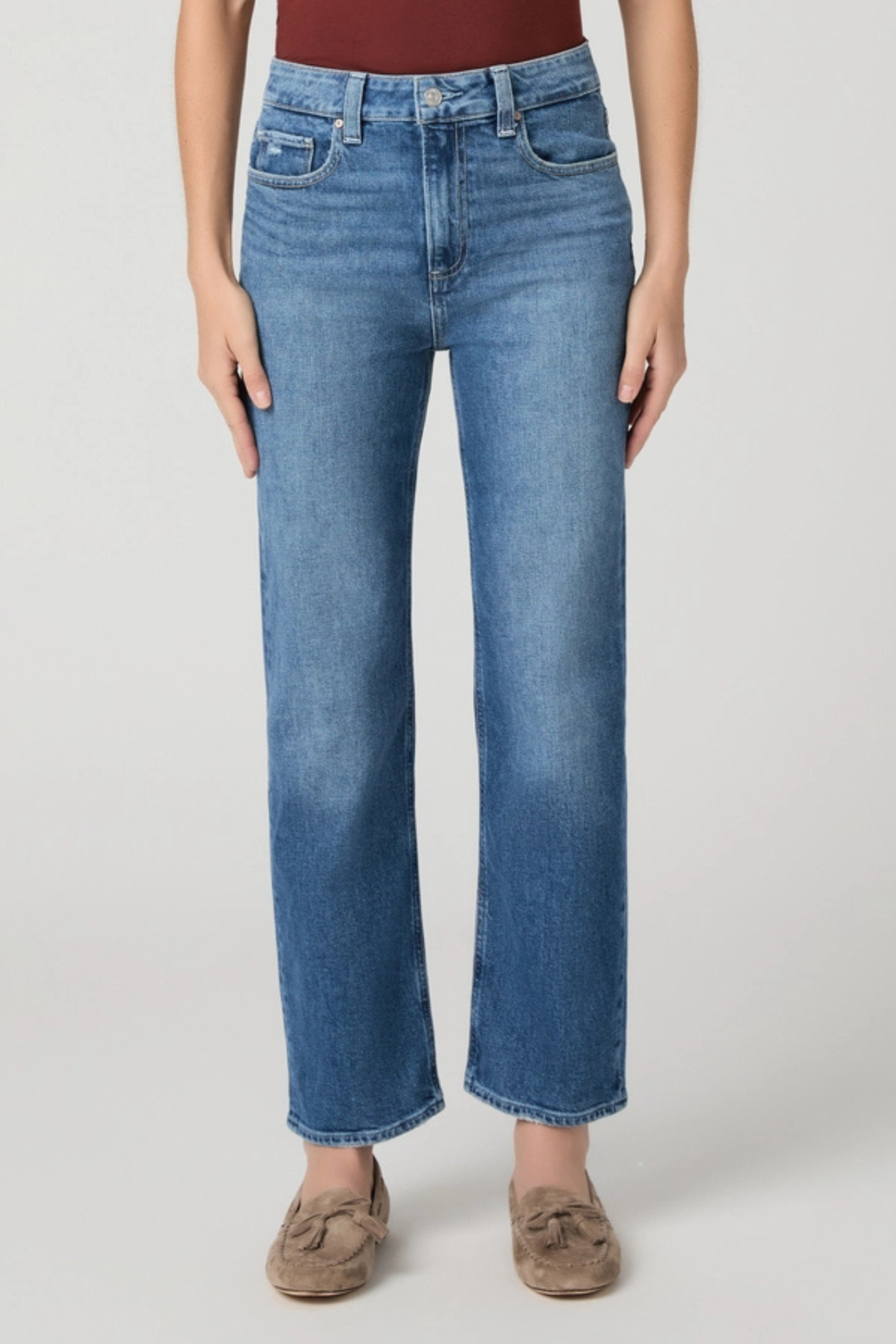 STEVIE ANKLE STRAIGHT LEG JEAN FRITTATA