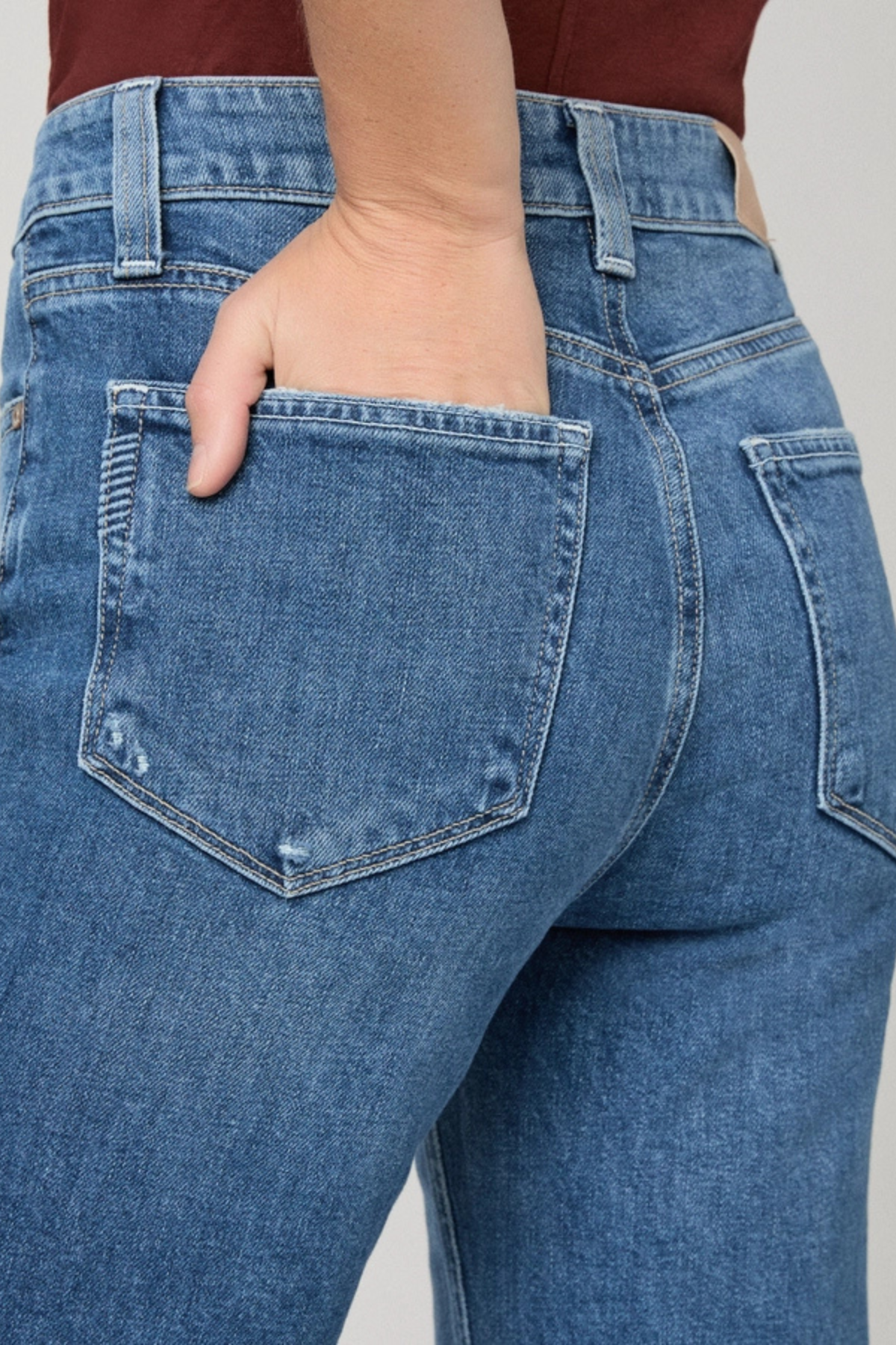 STEVIE ANKLE STRAIGHT LEG JEAN FRITTATA