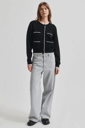 STINNE CARDIGAN BLACK