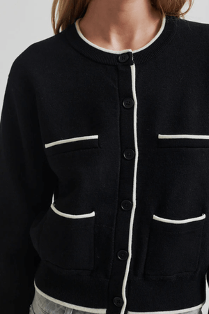 STINNE CARDIGAN BLACK