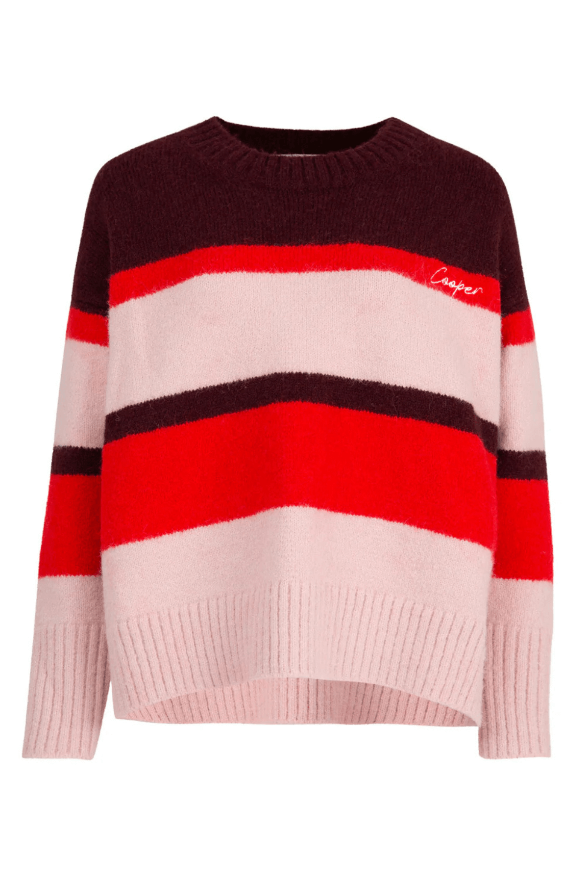JUST MY STRIPE JUMPER RED MULTI