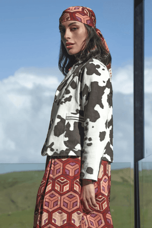 SUITS HER JACKET BROWN COW