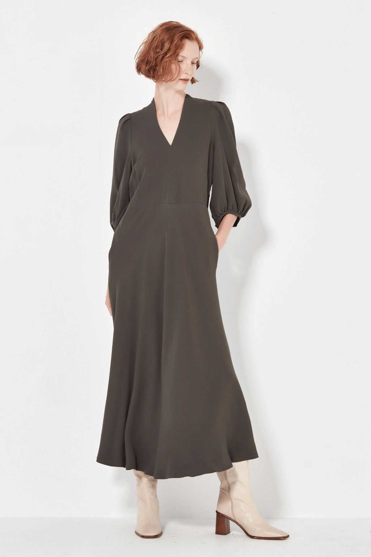 THE SWINTON DRESS SLATE