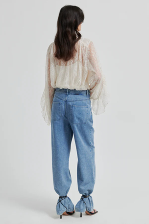 SYBELL LACE BLOUSE SOFT BEIGE