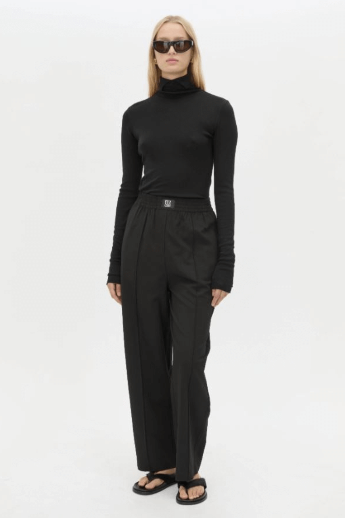 SYLVIA SOFT SUITING PANT BLACK