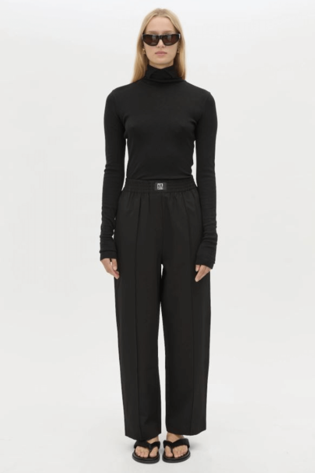SYLVIA SOFT SUITING PANT BLACK
