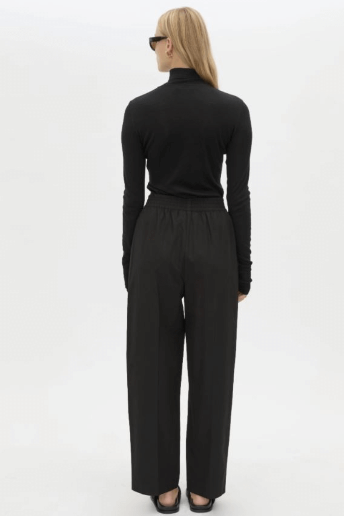 SYLVIA SOFT SUITING PANT BLACK