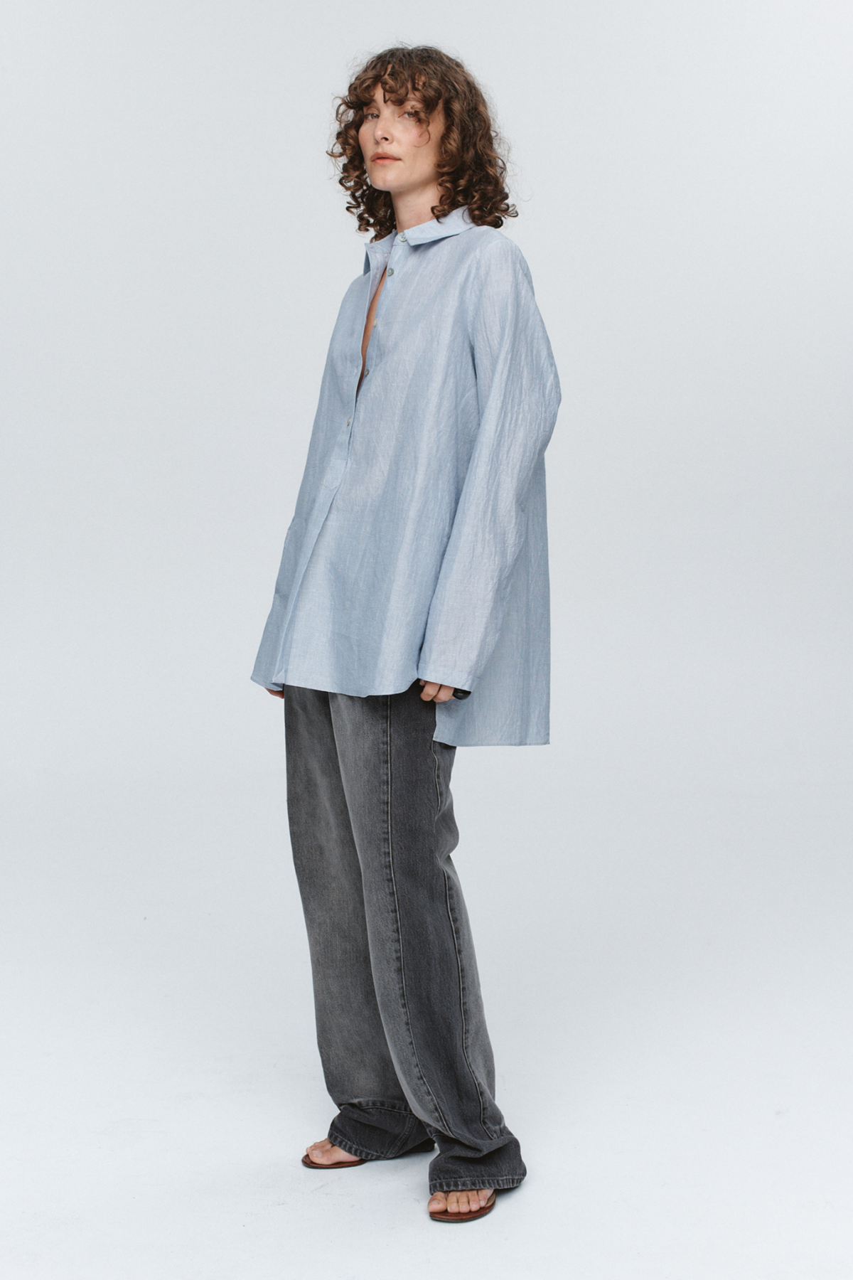 TAB SHIRT BLEU STRIPE