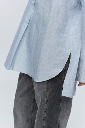 TAB SHIRT BLEU STRIPE