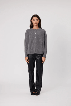 TALI CARDIGAN CHARCOAL