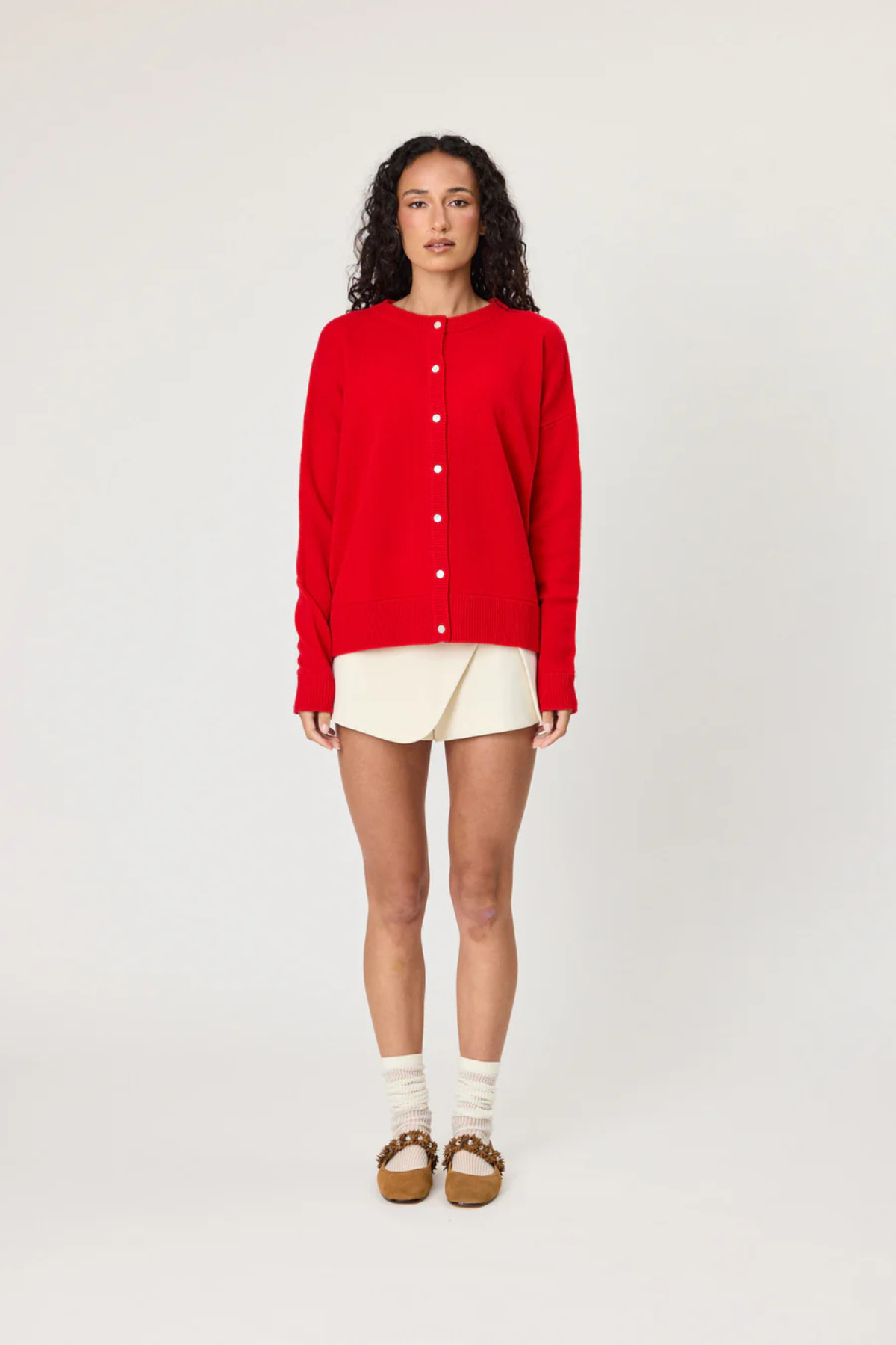 TALI CARDIGAN CHILLI
