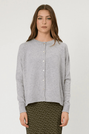 TALI CARDIGAN GREY MARLE
