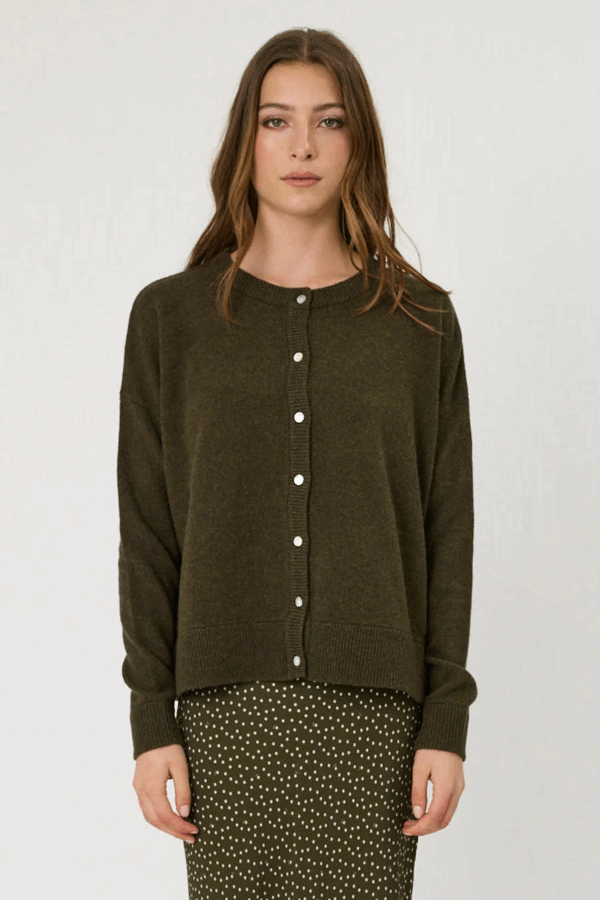 TALI CARDIGAN OLIVE