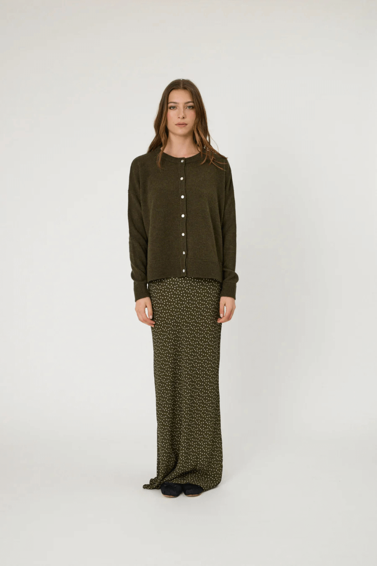 TALI CARDIGAN OLIVE
