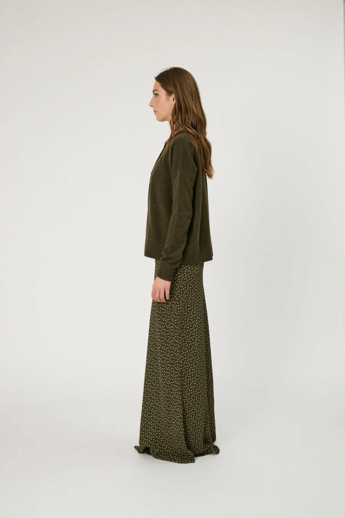 TALI CARDIGAN OLIVE