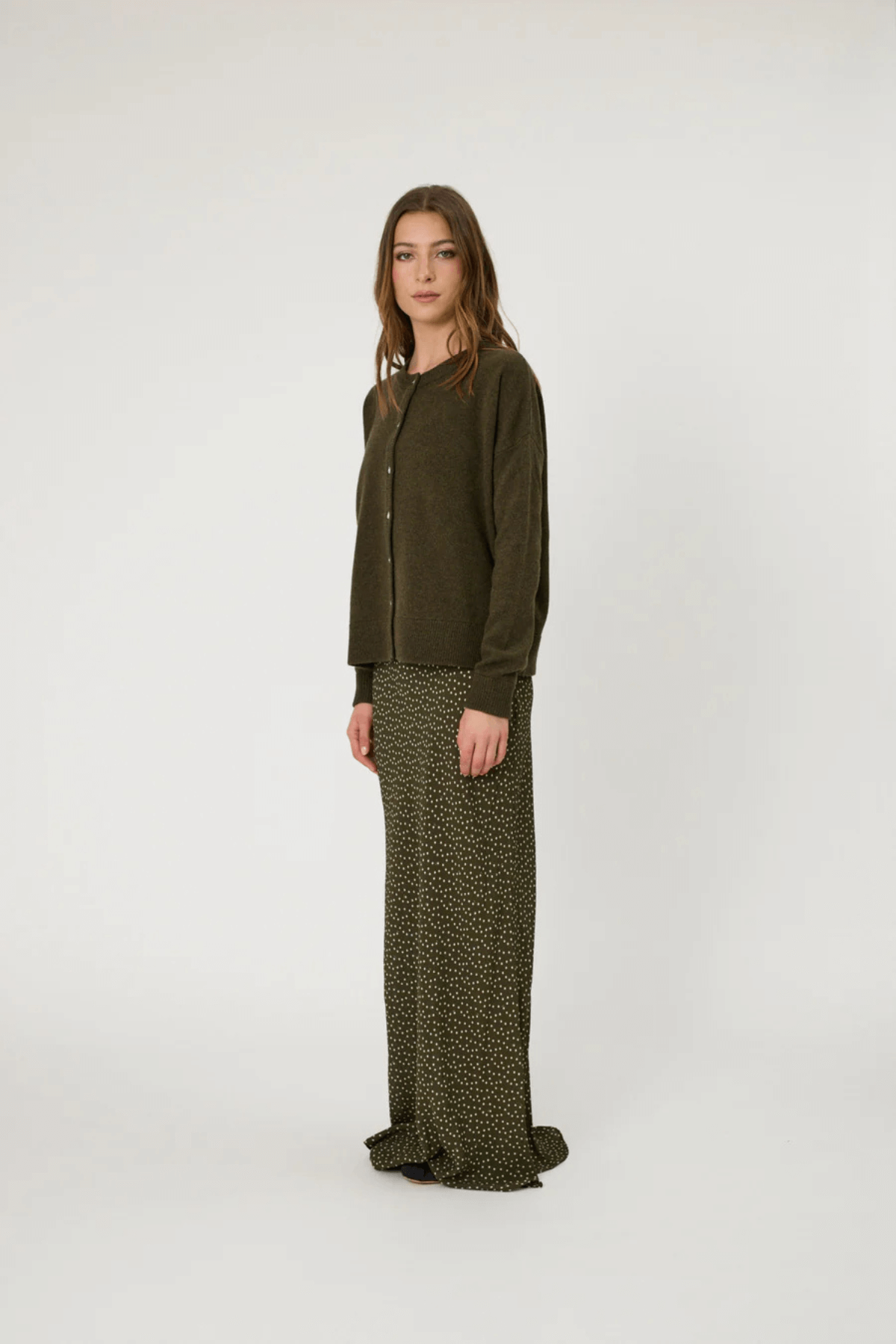 TALI CARDIGAN OLIVE