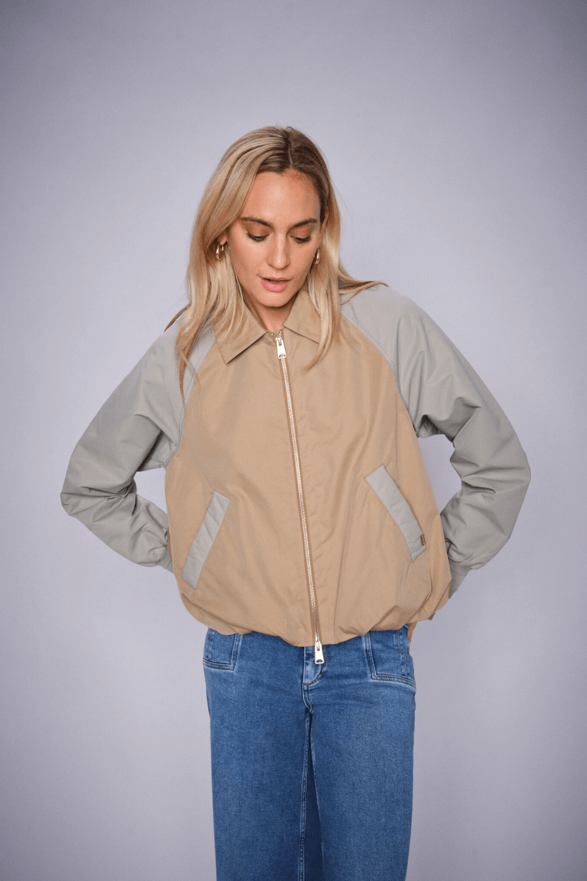 TAURA BOMBER JACKET SESAME