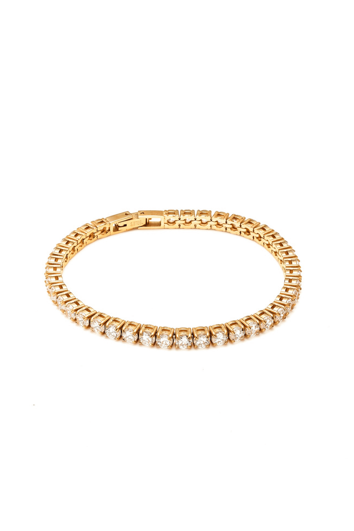 TENNIS BRACELET CZ/GOLD