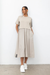 THAT WAY DRESS IVORY/BLACK TRIM