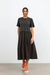 THAT WAY DRESS OLIVE/BLACK TRIM
