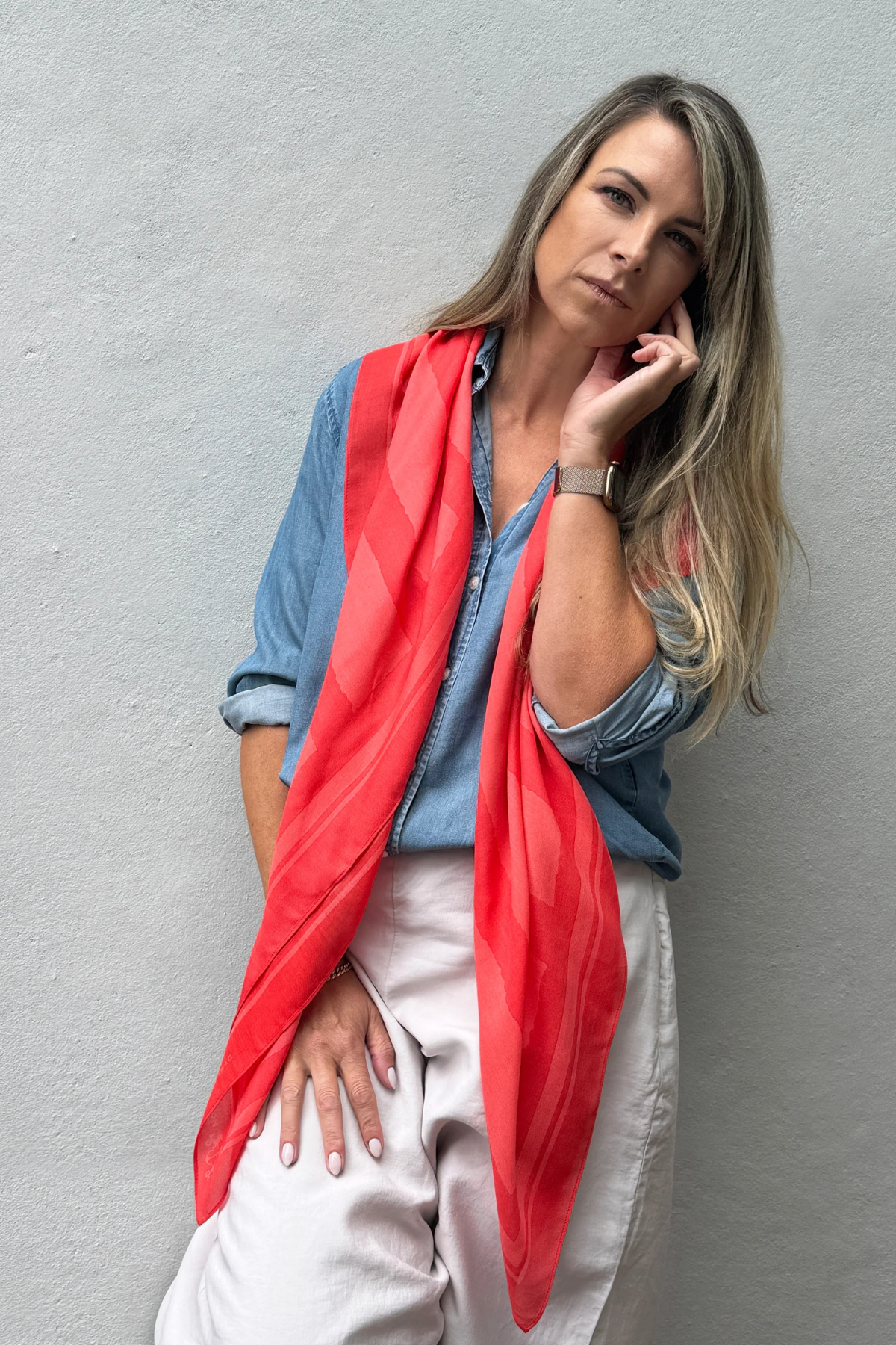 THE CAMBRIDGE CASHMERE MODAL SCARF