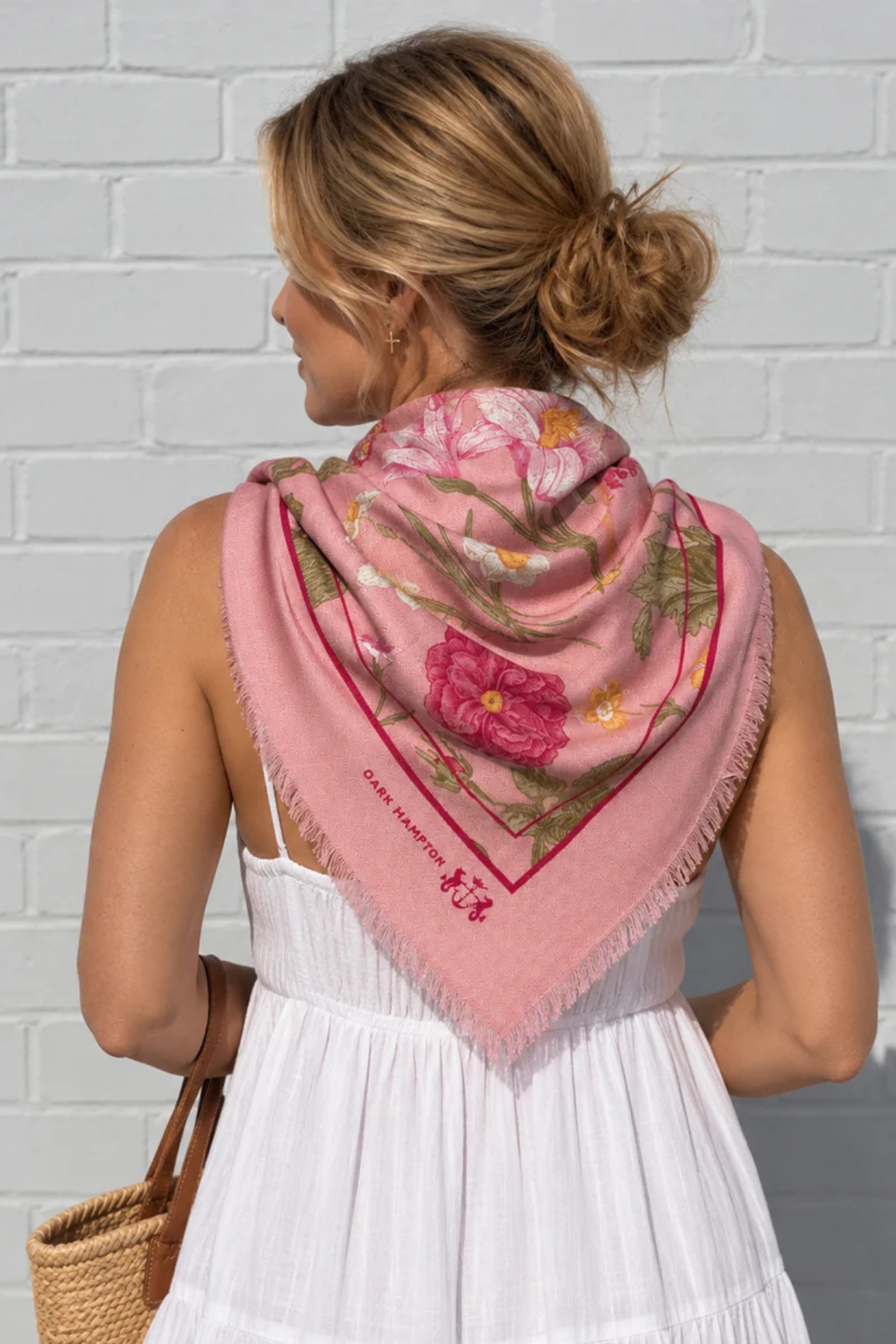 THE CAROLINE PETITE WOOL SILK SCARF