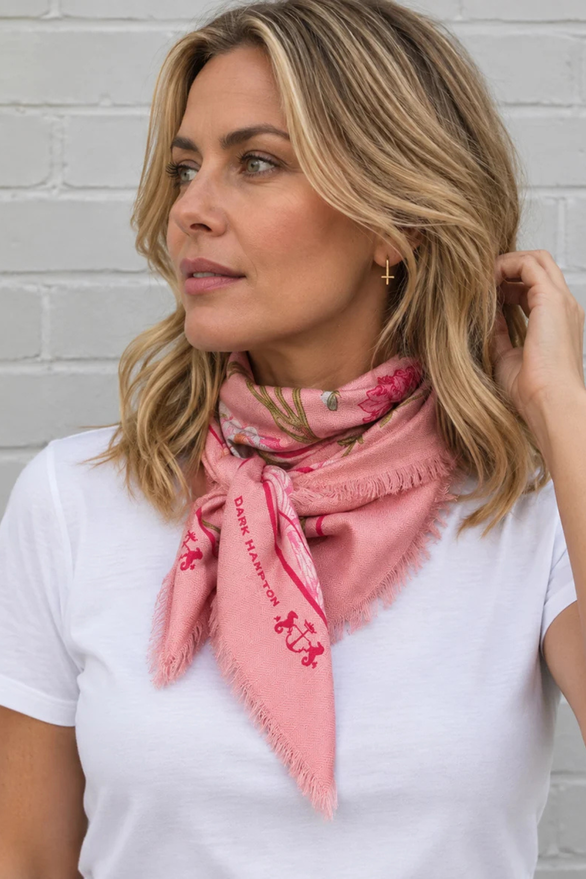 THE CAROLINE PETITE WOOL SILK SCARF
