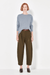 THE CASHMERE CREW SOFT DENIM MELANGE