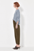 THE CASHMERE CREW SOFT DENIM MELANGE