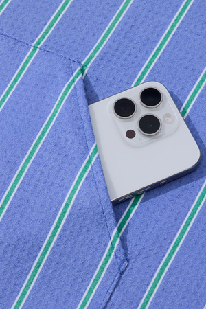 THE EAST HAMPTON BLUE HOODED TOWEL