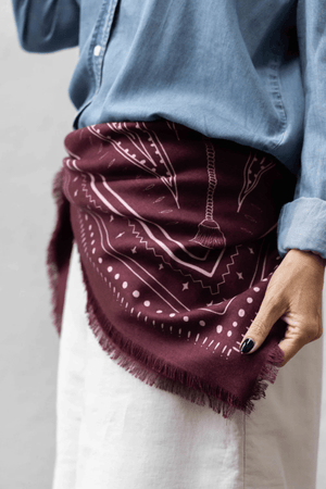 THE HADFIELD WOOL SILK SCARF