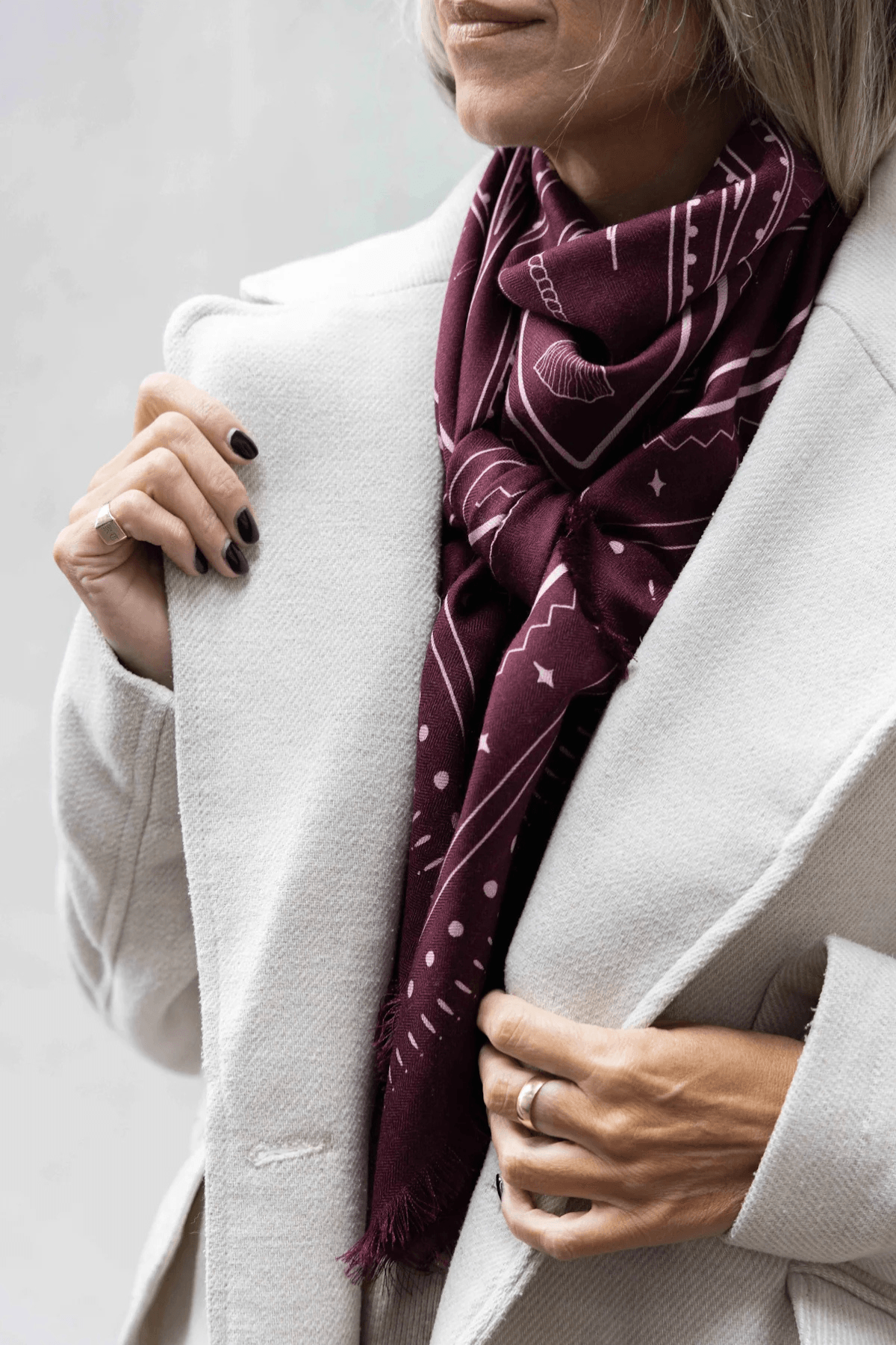 THE HADFIELD WOOL SILK SCARF