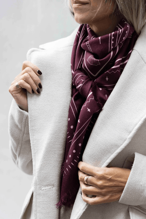 THE HADFIELD WOOL SILK SCARF