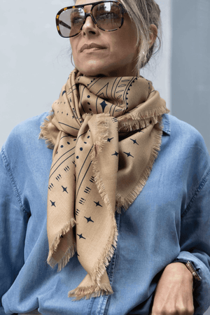 THE HOLDEN WOOL SILK SCARF