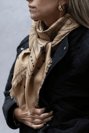 THE HOLDEN WOOL SILK SCARF