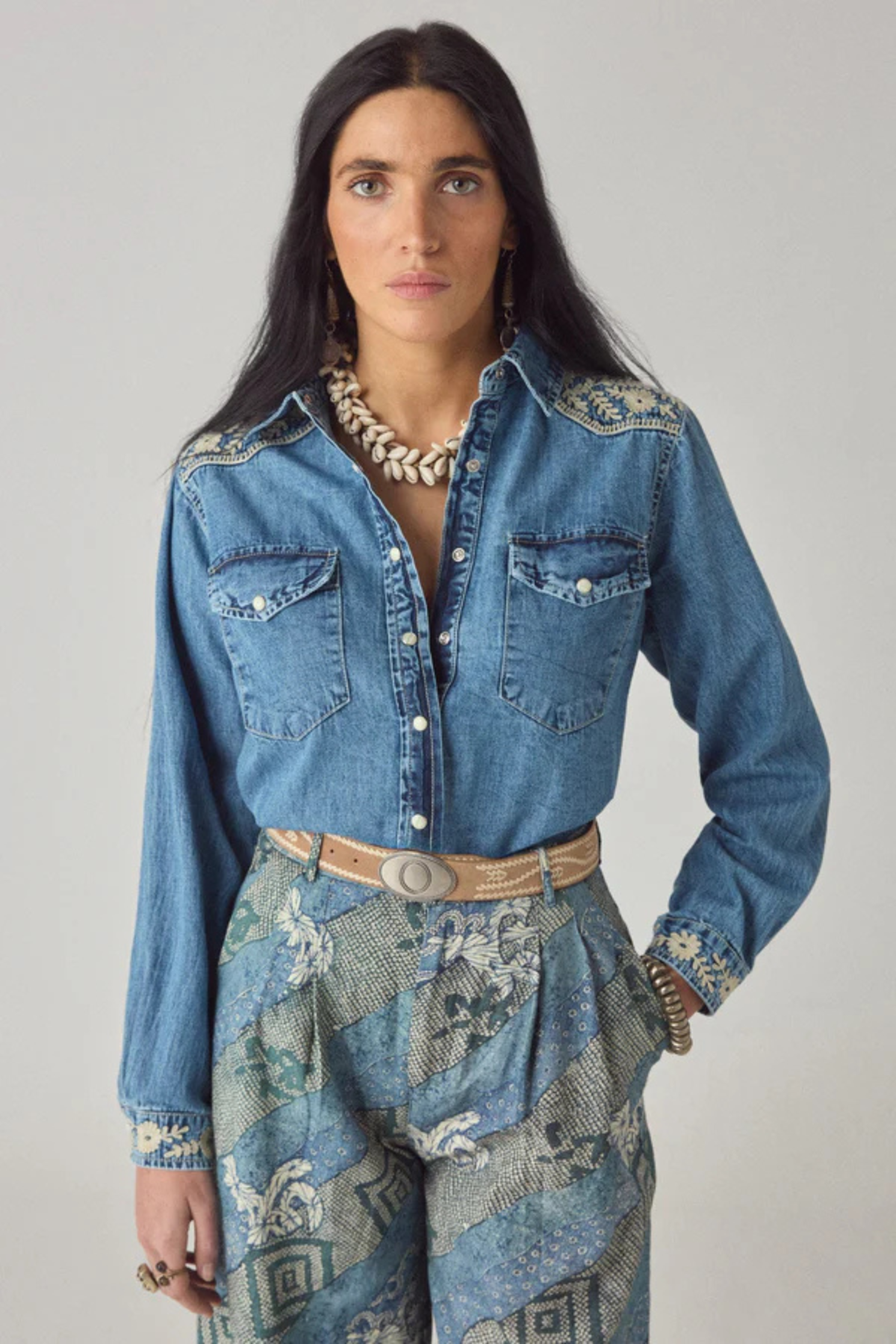 THELMA SHIRT BLUE HAZE