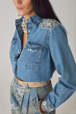 THELMA SHIRT BLUE HAZE