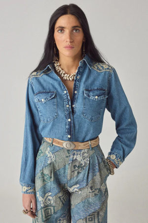 THELMA SHIRT BLUE HAZE